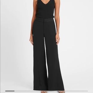 High waisted wide leg pant